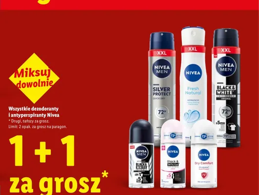 Dezodorant w sprayu Nivea Fresh Natural XXL promocja w Lidl
