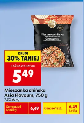 Mieszanka chińska Asia Flavours z pędami bambusa i grzybami mun promocja w Biedronka