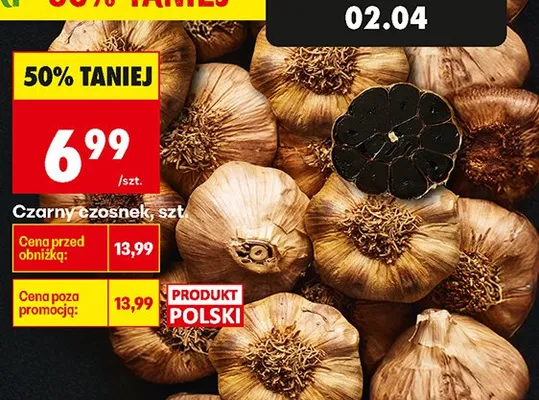 Czosnek czarny promocja w Biedronka