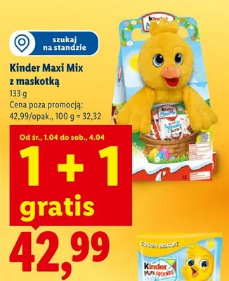 Maxi Mix z maskotką promocja w Lidl