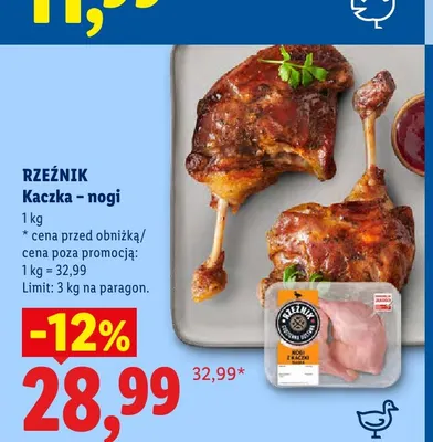 Kaczka - nogi Rzeźnik promocja w Lidl