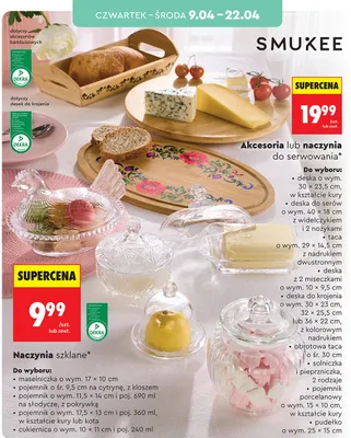 Akcesoria lub naczynia do serwowania promocja w Biedronka