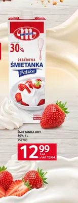 Śmietanka UHT deserowa Polska Mlekovita 30% promocja w Selgros