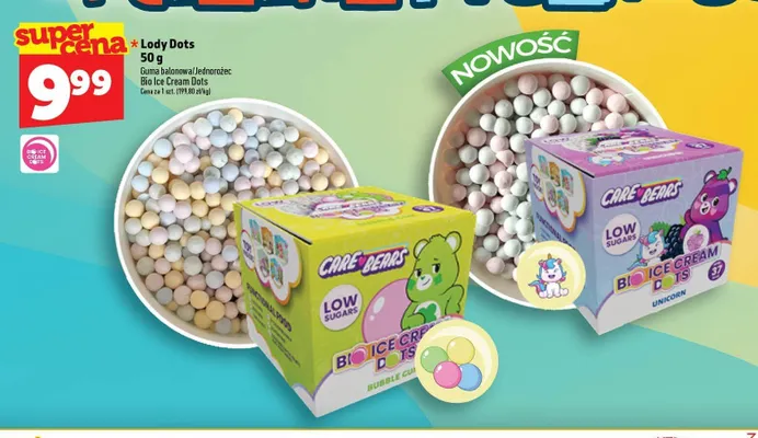 Lody Dots Jednorożec promocja w TOPAZ