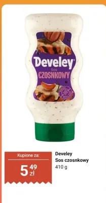 Sos czosnkowy promocja w Dino