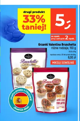 Grzanki Valentina Bruschetta promocja w Dealz