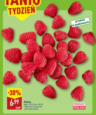 Maliny promocja w Aldi