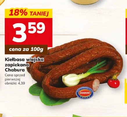 Kiełbasa wiejska zapiekana Chabura promocja w Hitpol