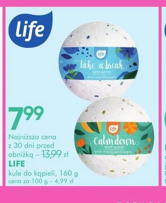 Kula do kąpieli Life Calm Down promocja w Super-Pharm