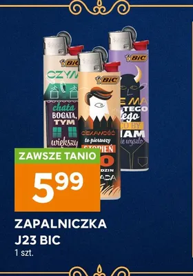 Zapalniczka J23 Bic promocja w Stokrotka