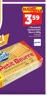 Herbatniki Apetitki Petit Beurre promocja w TOPAZ