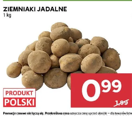 Ziemniaki jadalne polskie promocja w Stokrotka