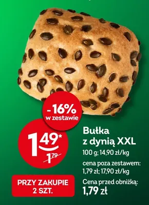 Bułka z dynią XXL promocja w Żabka