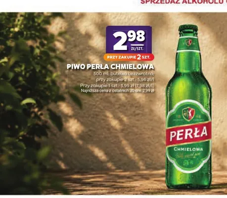 Piwo Perła Chmielowa promocja w Stokrotka