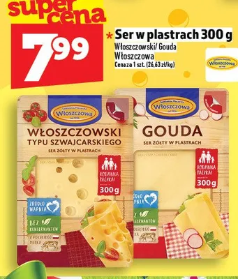 Ser w plastrach 300g promocja w TOPAZ