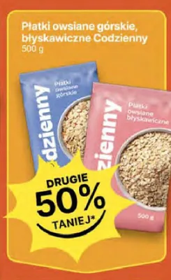 Płatki owsiane Codzienny promocja w Delikatesy Centrum