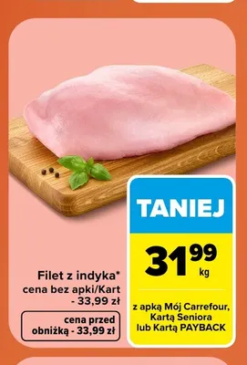 Filet z indyka promocja w Carrefour