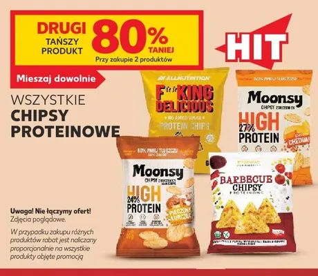Chipsy proteinowe Moonsy Cheddar promocja w Kaufland