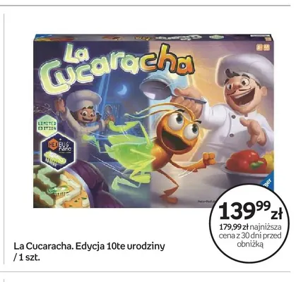 Gra planszowa La Cucaracha edycja 10te urodziny Ravensburger promocja w Empik