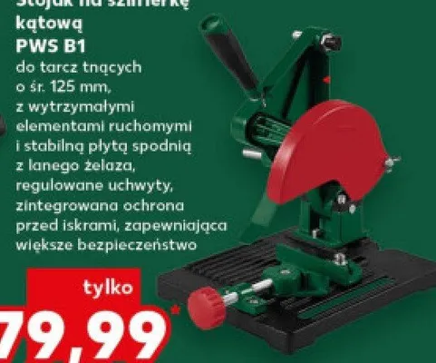 Stojak na szlifierkę kątową PWS B1 promocja w Kaufland