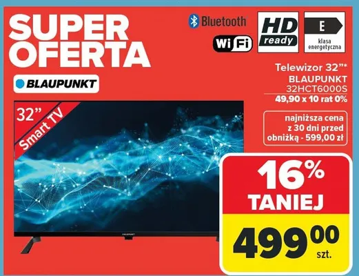 Telewizor 32" 32HCT6000S BLAUPUNKT promocja