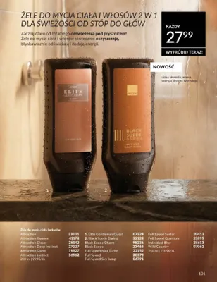 Żel do mycia ciała i włosów Avon Full Speed Max Turbo promocja w AVON