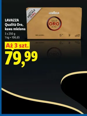 Kawa mielona Qualità Oro promocja w Lidl
