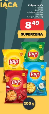 Chipsy Lay's papryka promocja w Netto
