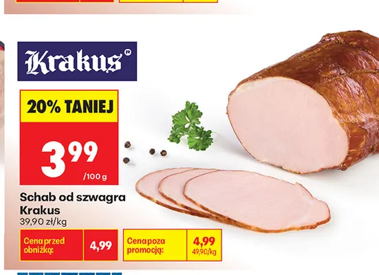 Schab od szwagra Krakus promocja w Biedronka