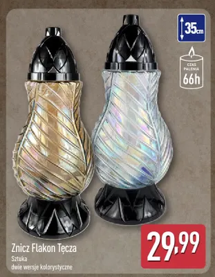 Znicz Flakon Tęcza promocja w Aldi