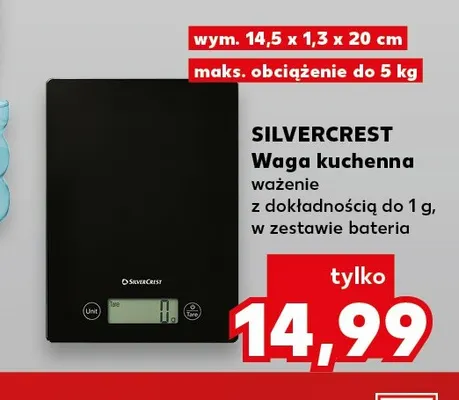 Waga kuchenna Silvercrest promocja w Kaufland