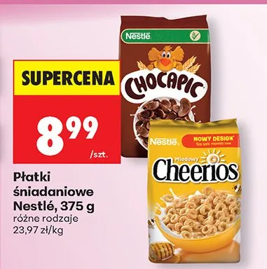 Płatki śniadaniowe Nestlé Chocapic promocja w Biedronka