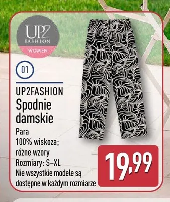 Spodnie damskie Up2Fashion promocja w Aldi