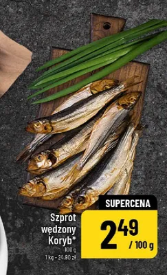 Szprot wędzony Koryb promocja w POLOmarket