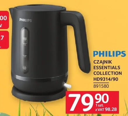 Czajnik Philips Essentials Collection HD9314/90 promocja w Selgros