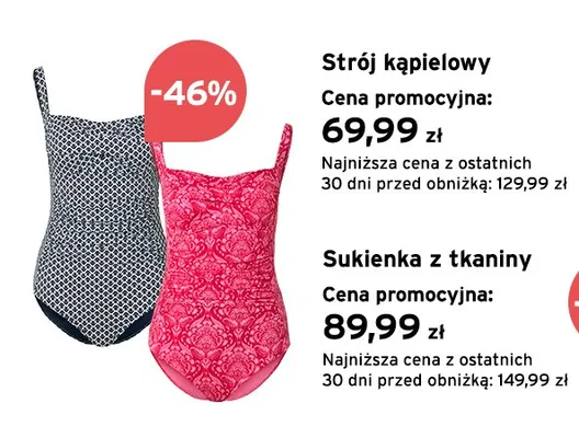 Strój kąpielowy promocja w Tchibo
