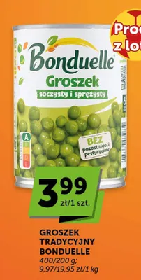 Groszek tradycyjny Bonduelle promocja w ABC
