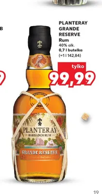Rum Planteray Grande Reserve Barbados Rum promocja w Kaufland