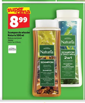 Szampon do włosów Joanna Naturia Biosiarka i Bursztyn promocja w TOPAZ