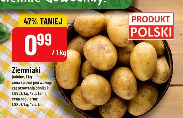Ziemniaki jadalne promocja w POLOmarket