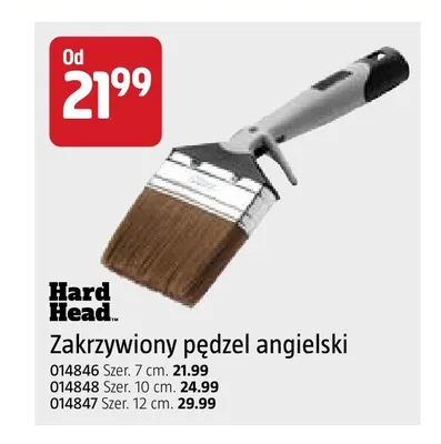 Zakrzywiony pędzel angielski Hard Head 12 cm promocja w Jula