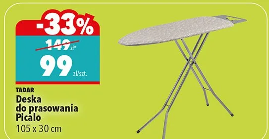 Deska do prasowania Picalo 105 x 30 cm promocja w Biedronka