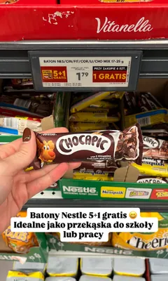 Baton zbożowy Nestlé Chocapic promocja w Biedronka