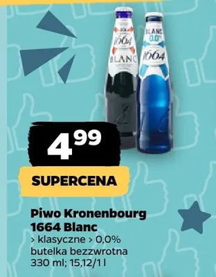 Piwo Kronenbourg 1664 Blanc klasyczne promocja w Netto