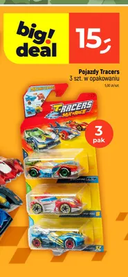 Pojazdy T-Racers Mix 'N Race 3-pak promocja w Dealz