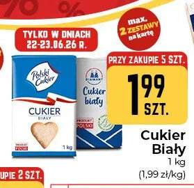 Cukier biały Polski Cukier promocja w Społem Częstochowa