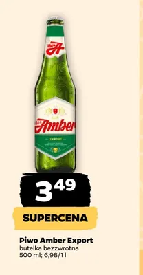 Piwo Amber Export promocja w Netto
