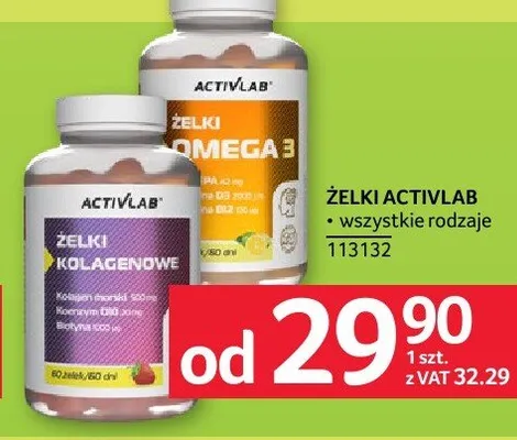 Żelki Omega 3 ACTIVLAB promocja w Selgros