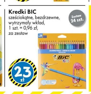 Kredki BIC promocja w Tedi
