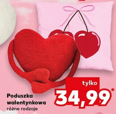 Poduszka walentynkowa promocja w Kaufland